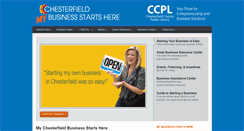 Desktop Screenshot of chesterfieldbusinessstartshere.com